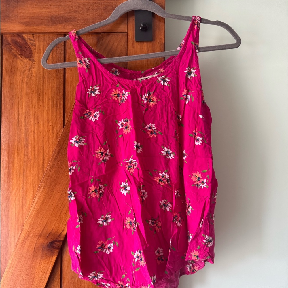 Old Navy Pink Floral Camisole